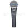 Shure BETA 58A Micrófono vocal - Micrófono dinámico supercardioide de un  solo elemento para escenario y estudio y rejilla RK265G para cable e
