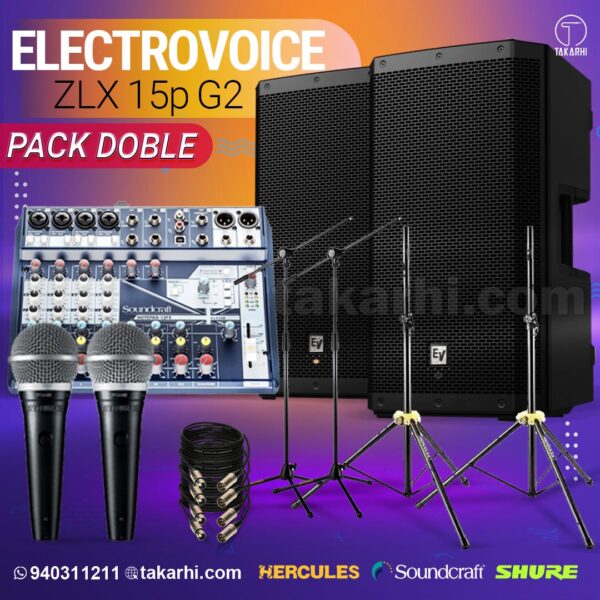 ELECTROVOICE ZLX-15P-G2 (PACK DOBLE)