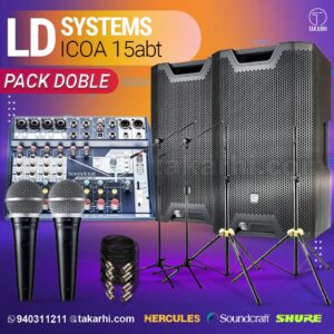 LD SYSTEMS ICOA 15ABT (PACK DOBLE)