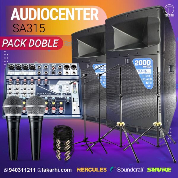 AUDIOCENTER SA315 (PACK DOBLE)