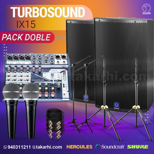 TURBOSOUND IX15 (PACK DOBLE)