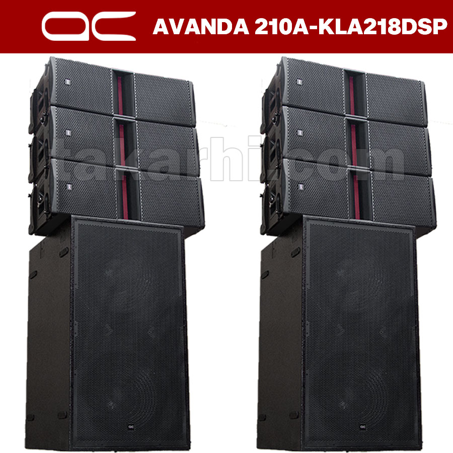 AUDIOCENTER AVANDA 210A-KLA218DSP TRIPLE